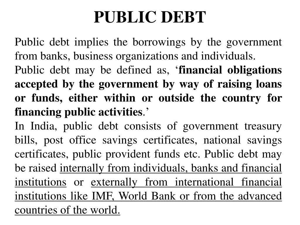 public debt