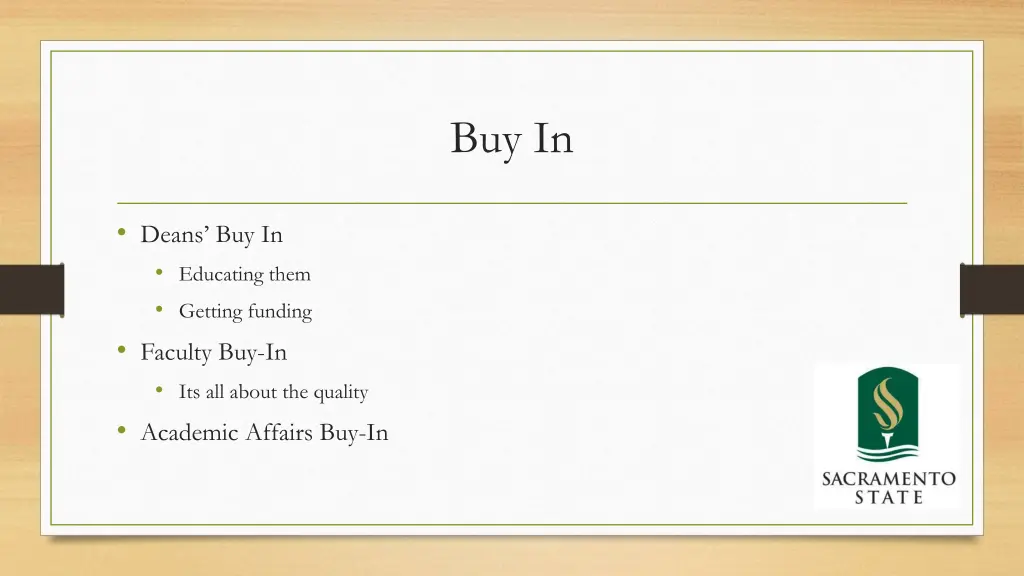 buy in