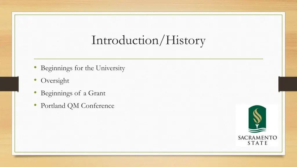 introduction history