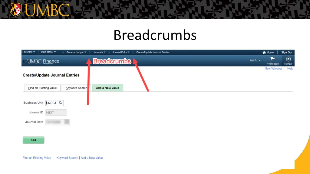 breadcrumbs