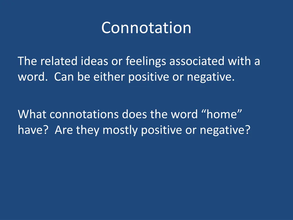 connotation
