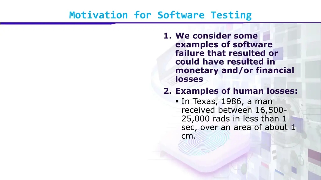 motivation for software testing 10