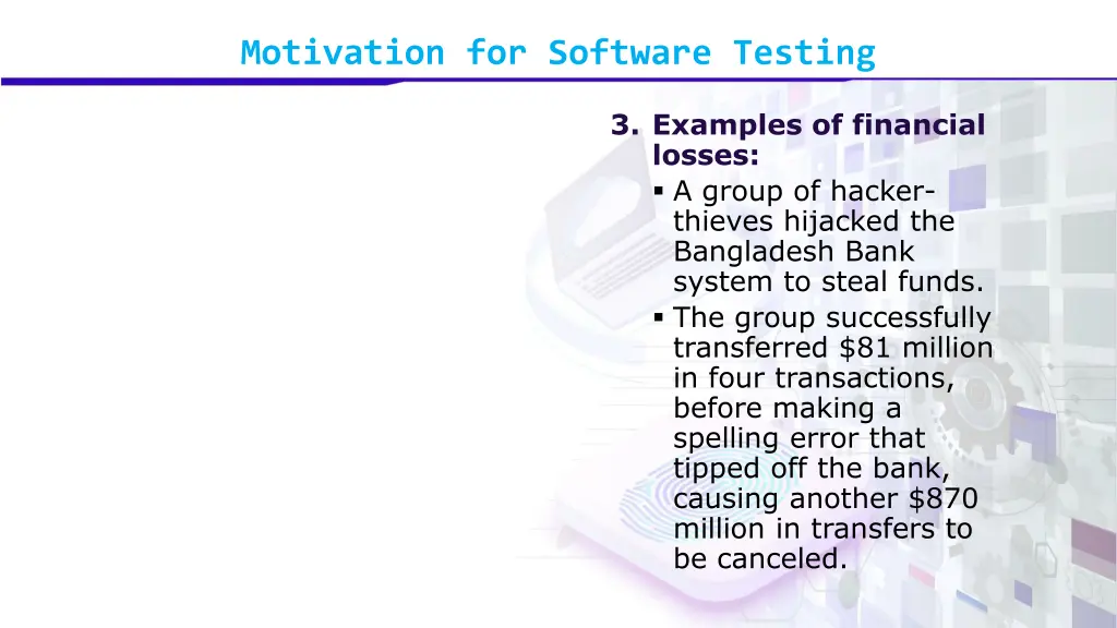 motivation for software testing 12