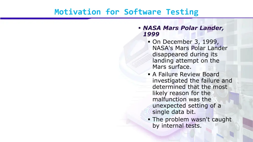 motivation for software testing 13