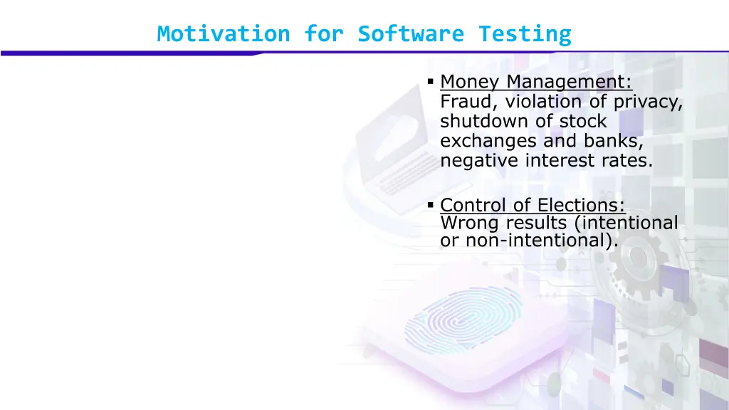 motivation for software testing 7