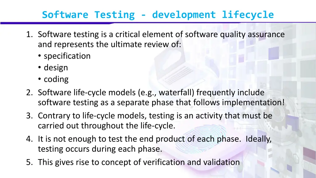 software testing development lifecycle 2