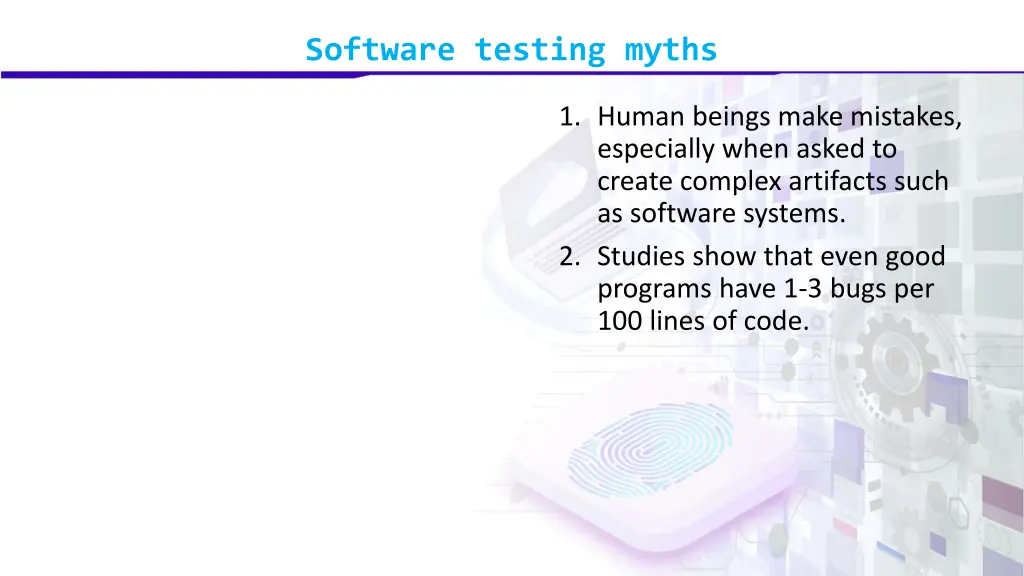 software testing myths 2