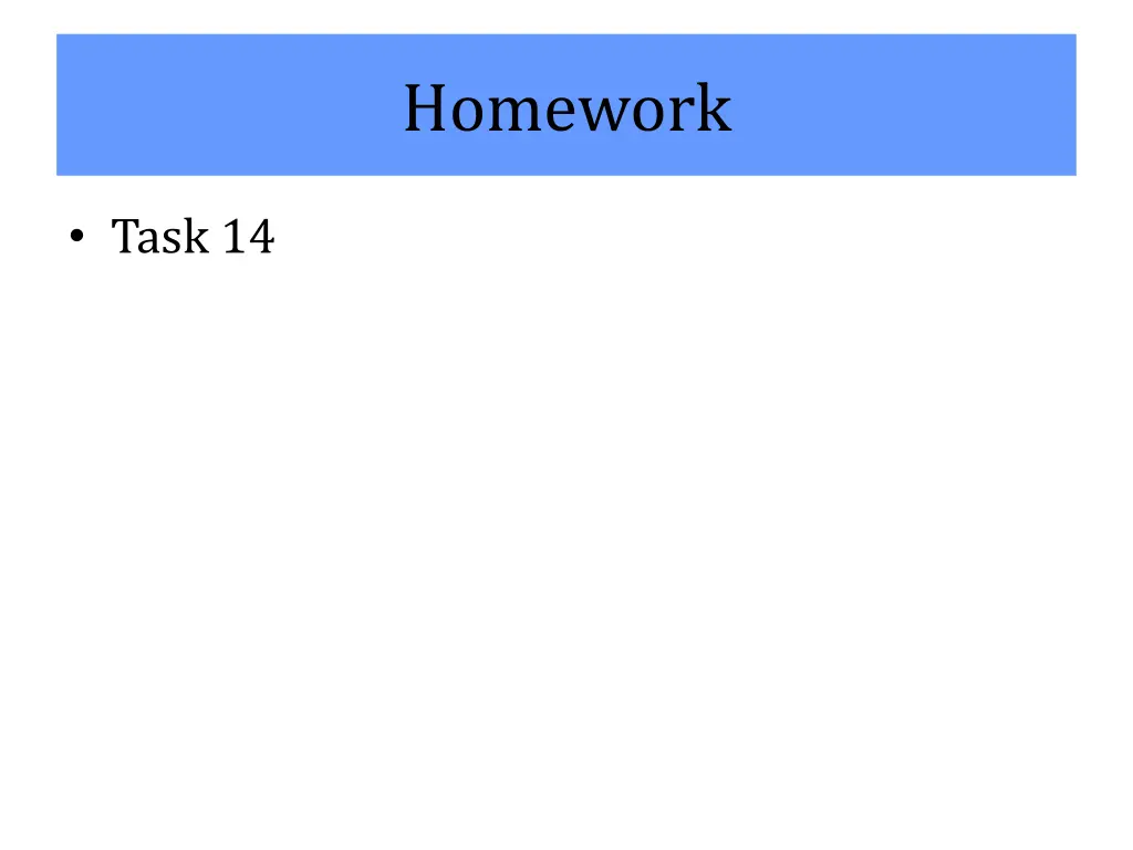 homework