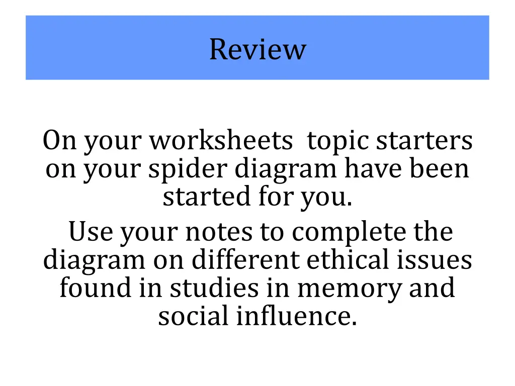 review