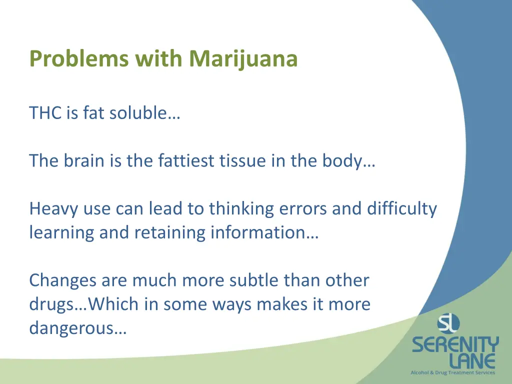 problems with marijuana