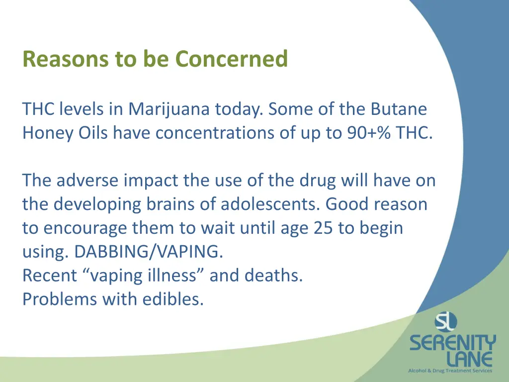 reasons to be concerned