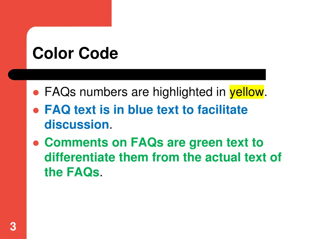 color code