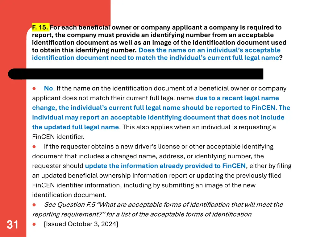 f 15 for each beneficial owner or company