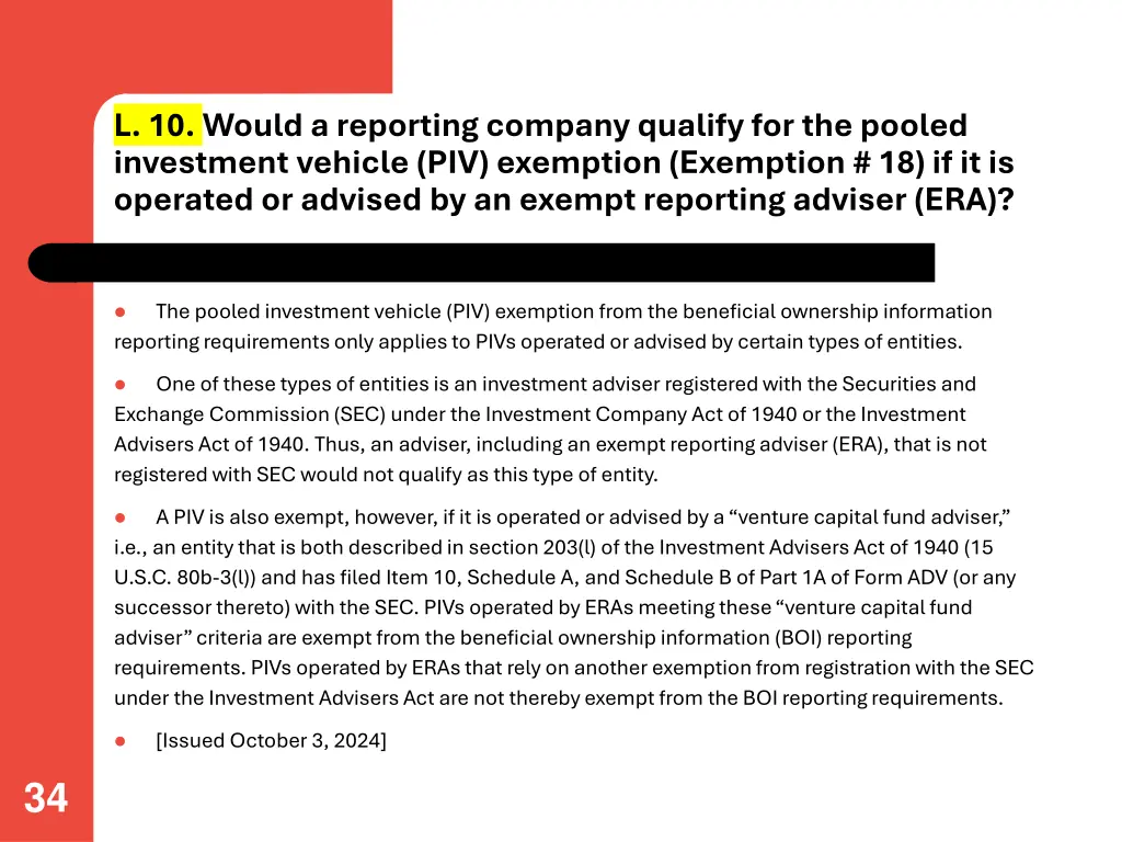 l 10 would a reporting company qualify