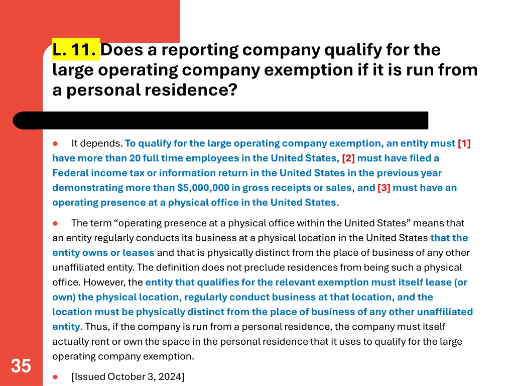 l 11 does a reporting company qualify