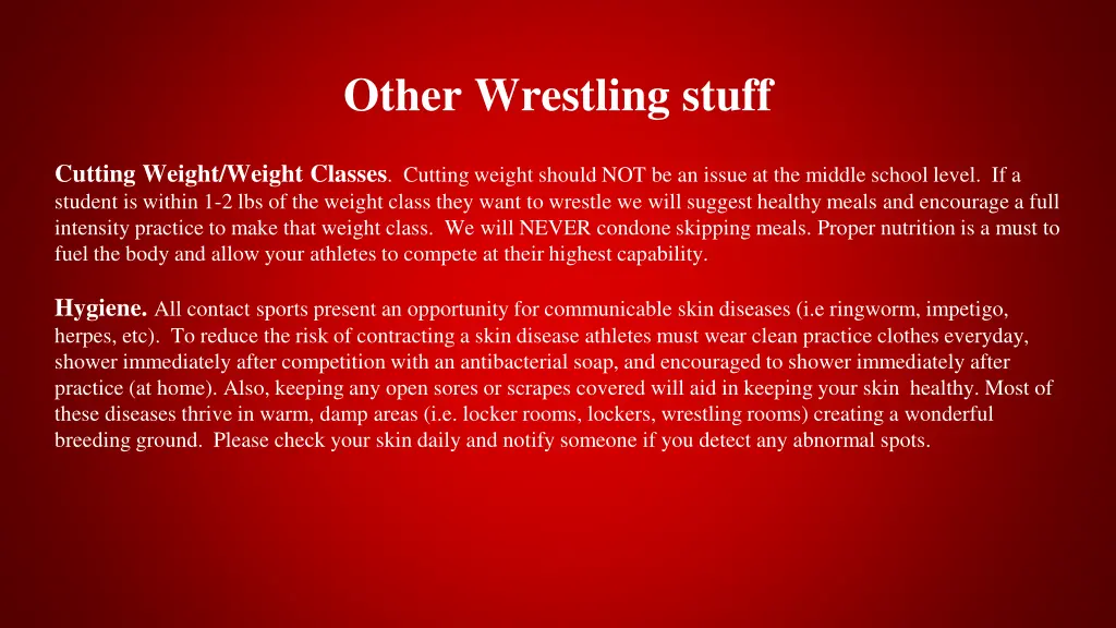 other wrestling stuff