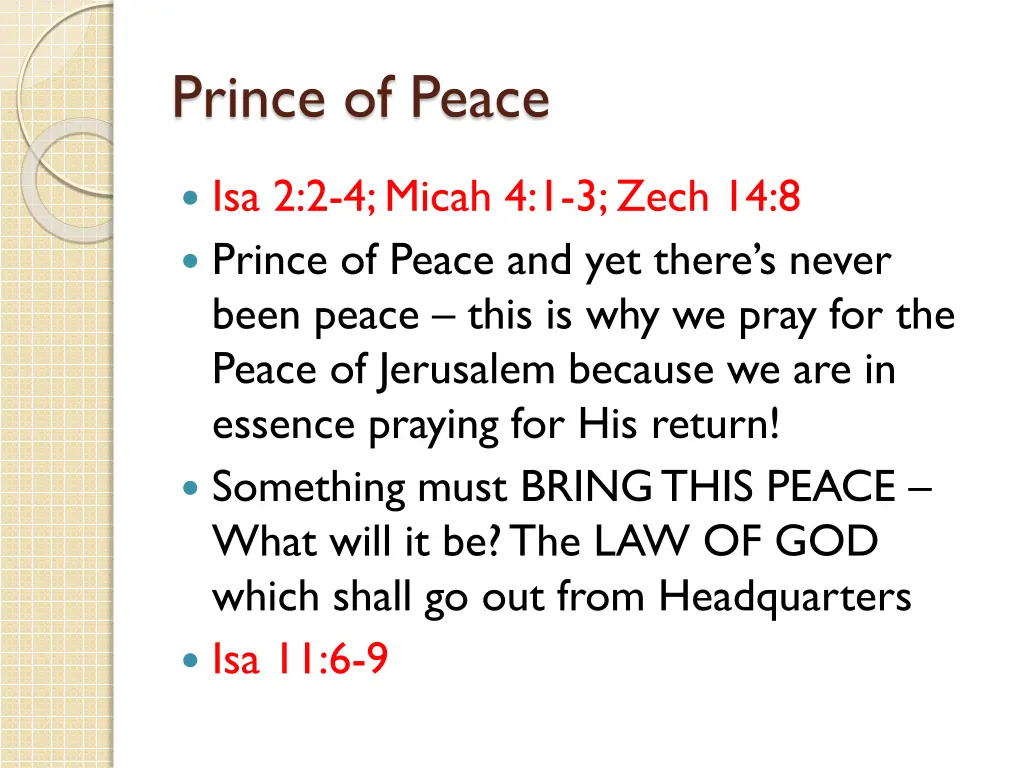 prince of peace