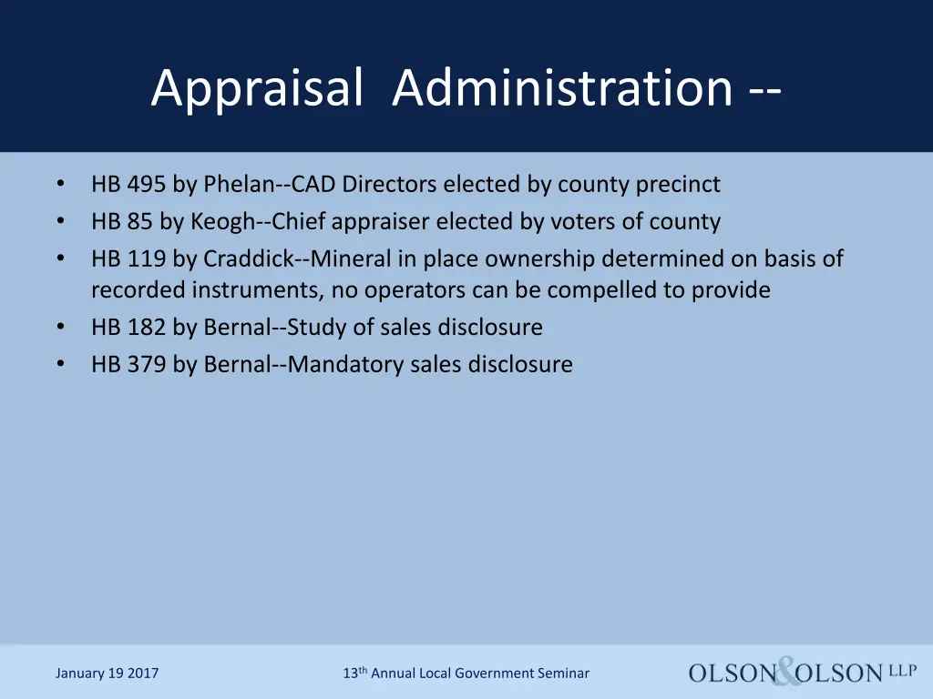 appraisal administration