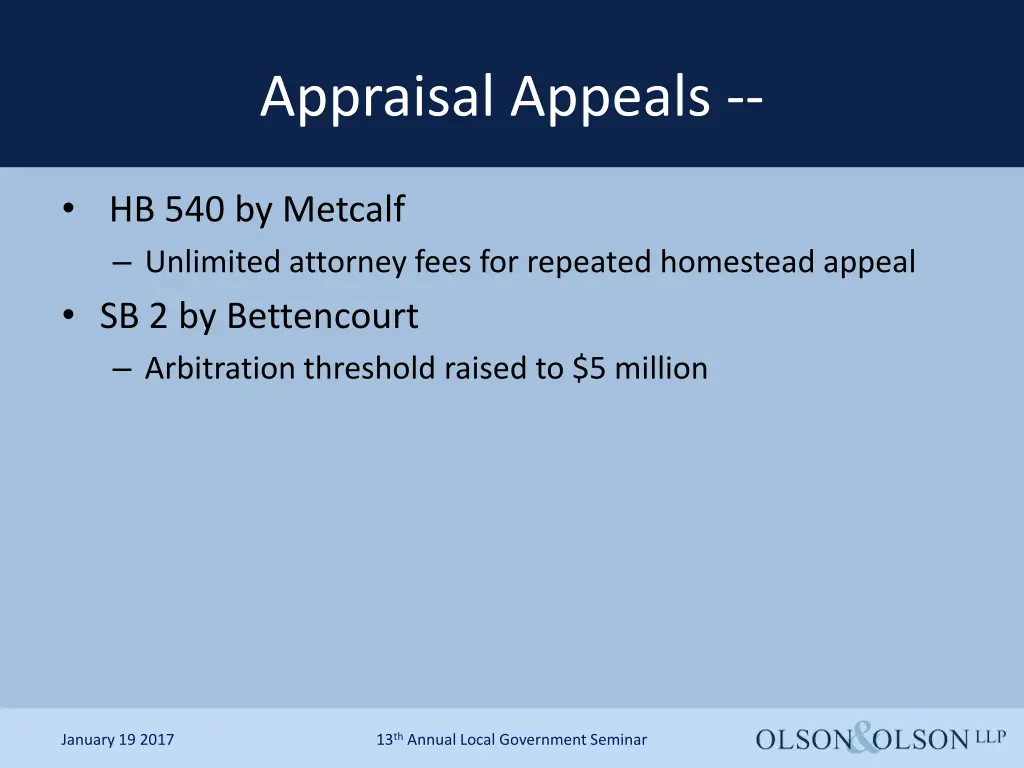 appraisal appeals