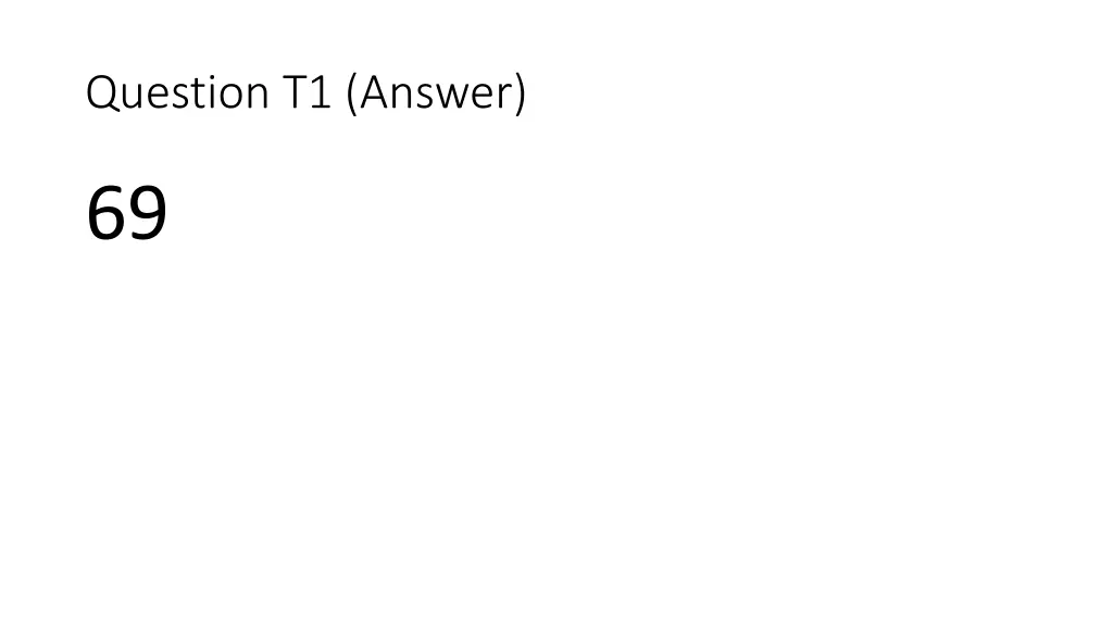 question t1 answer