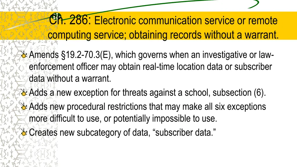 ch 286 electronic communication service or remote