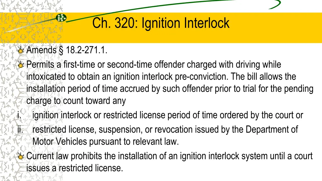 ch 320 ignition interlock