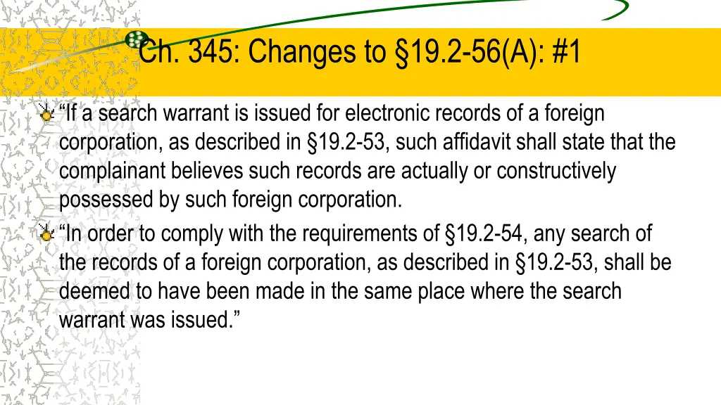 ch 345 changes to 19 2 56 a 1