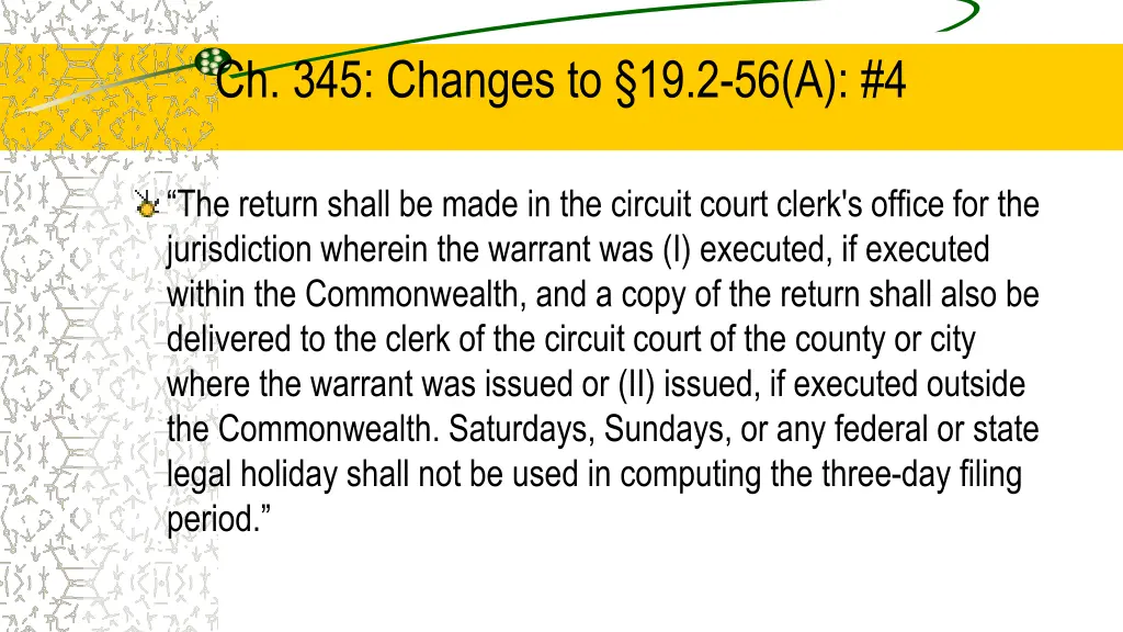 ch 345 changes to 19 2 56 a 4