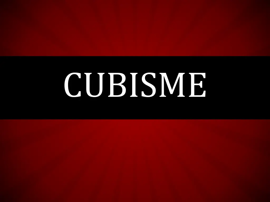 cubisme