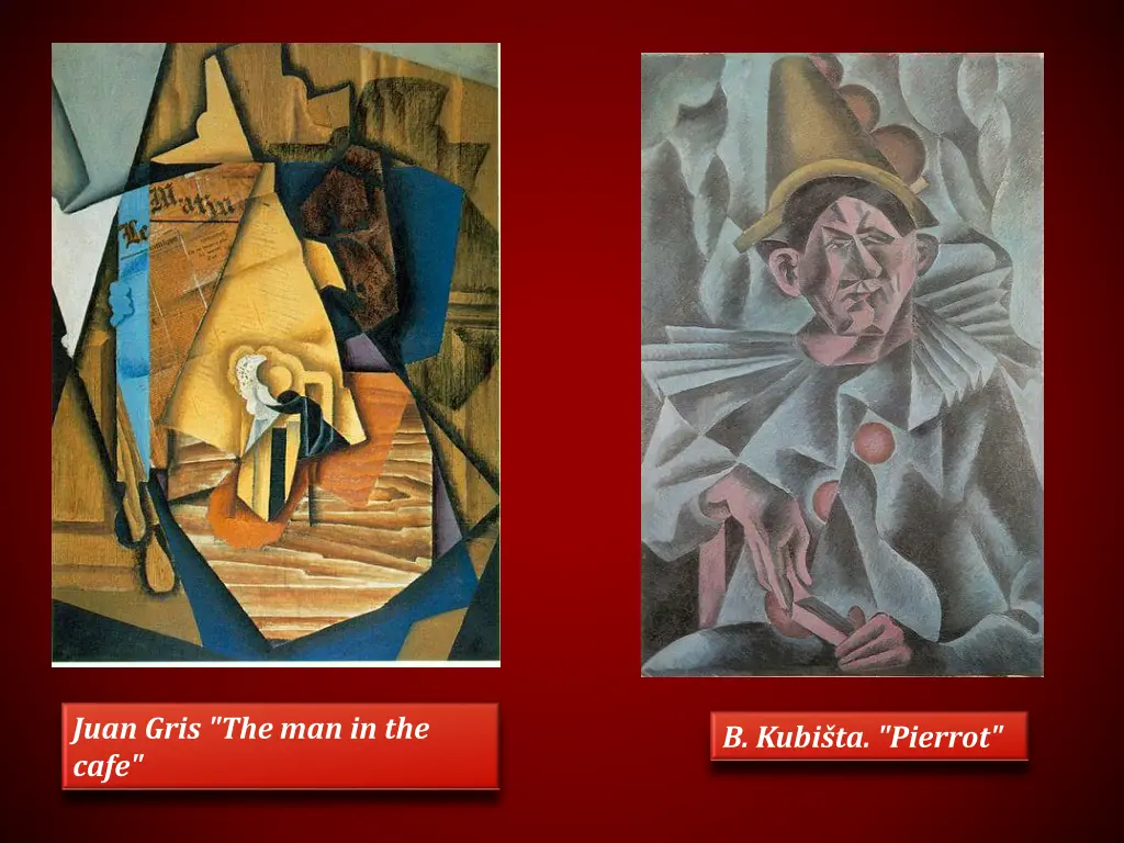 juan gris the man in the cafe