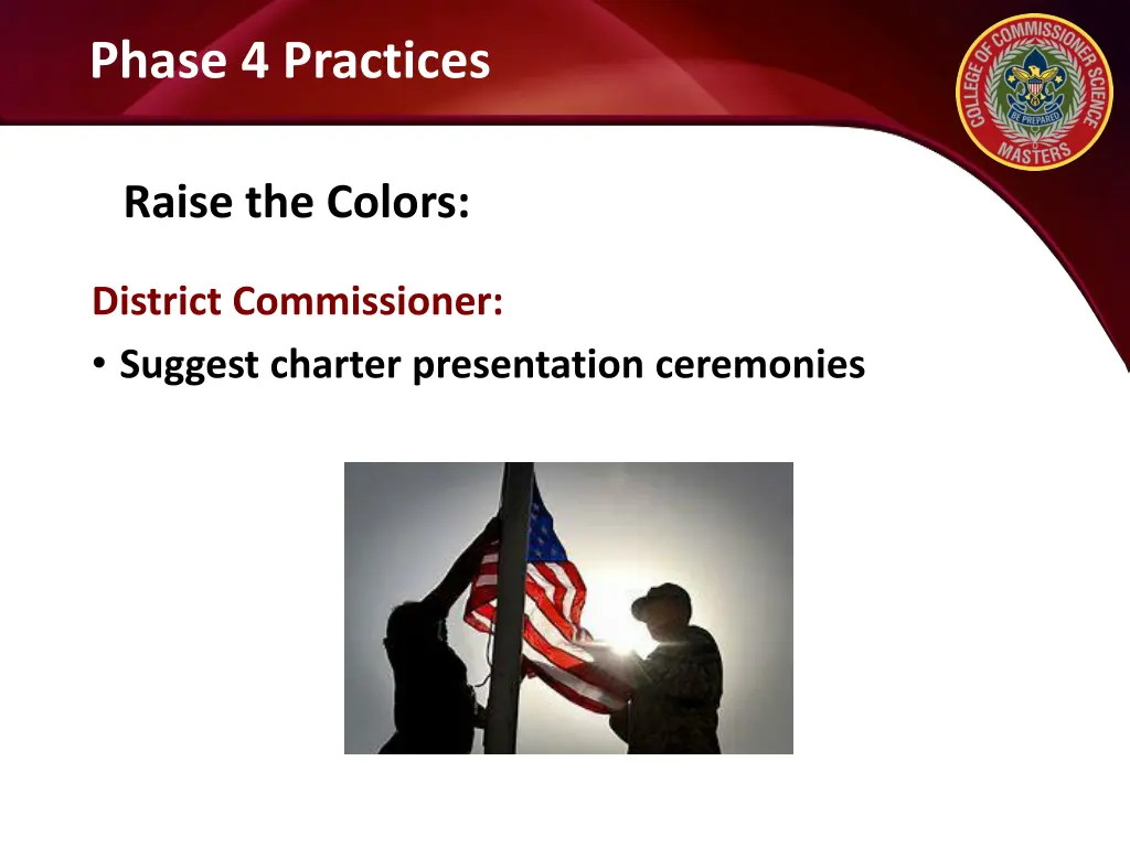 phase 4 practices