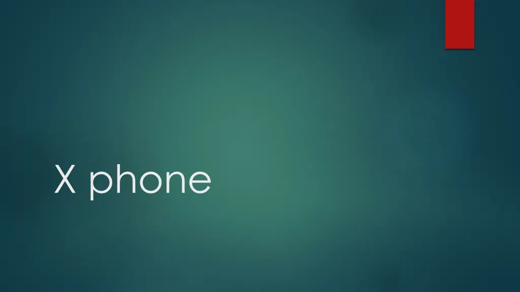 x phone