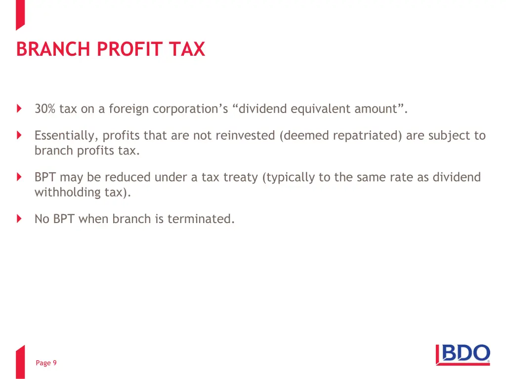 branch profit tax