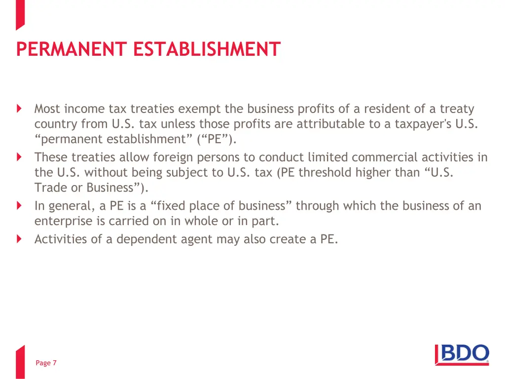 permanent establishment