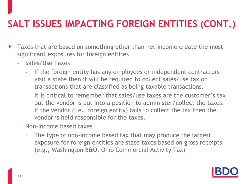 salt issues impacting foreign entities cont
