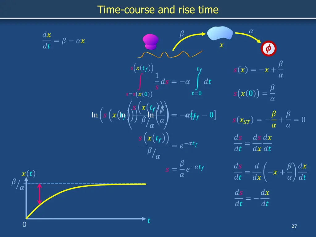 time course and rise time 2