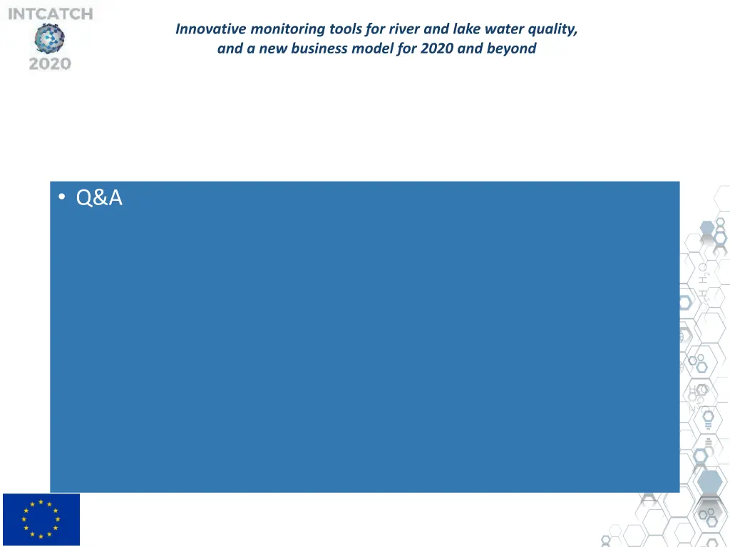 innovative monitoring tools for river and lake 14