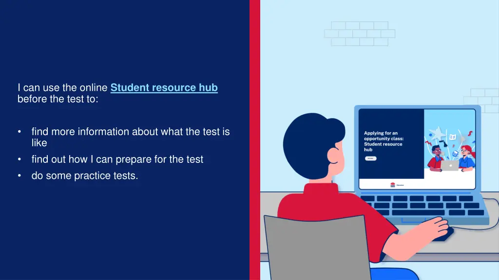 i can use the online student resource hub before