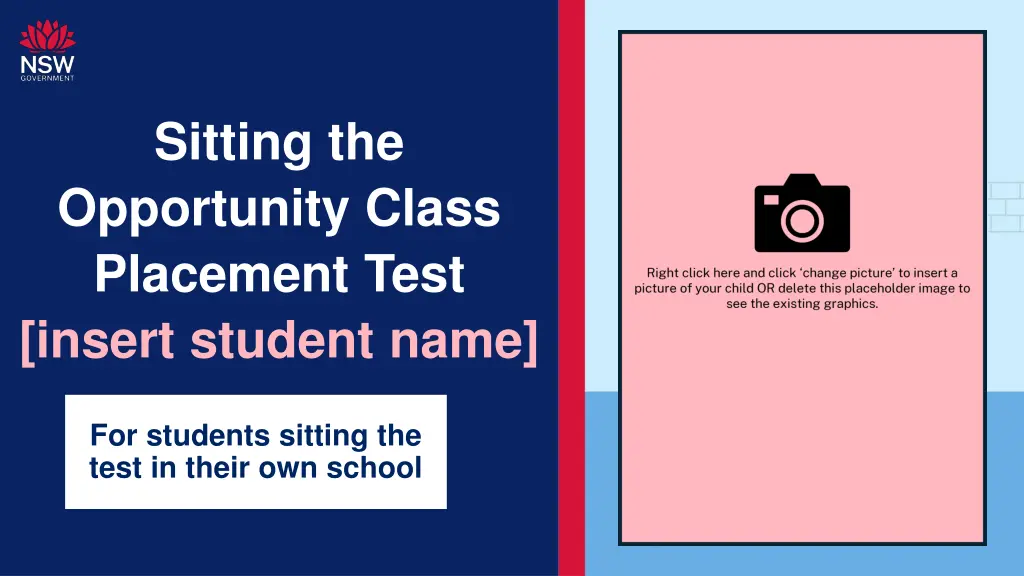 sitting the opportunity class placement test