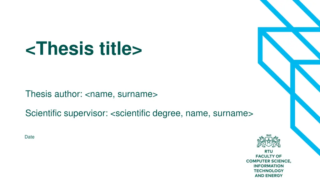 thesis title