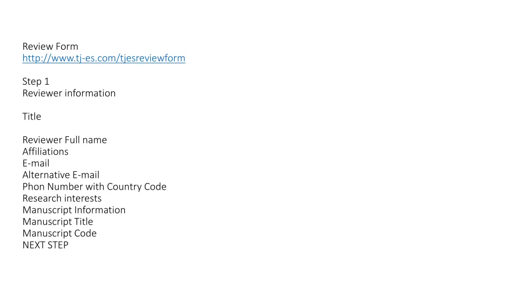 review form http www tj es com tjesreviewform