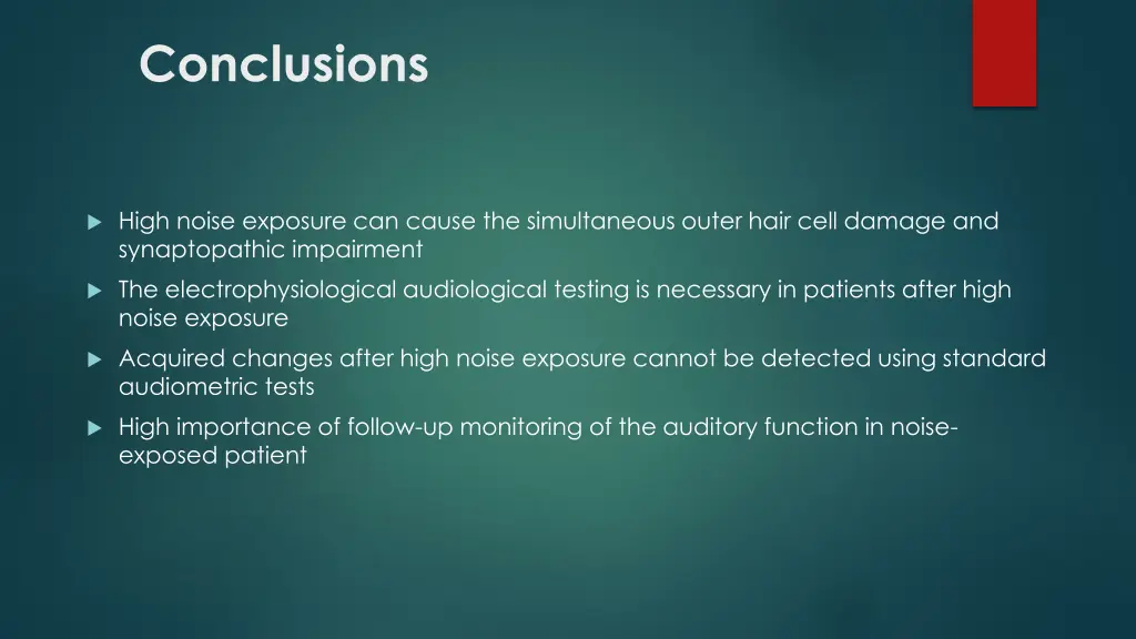 conclusions