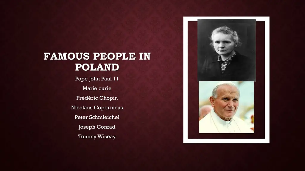 famous people in poland pope john paul 11