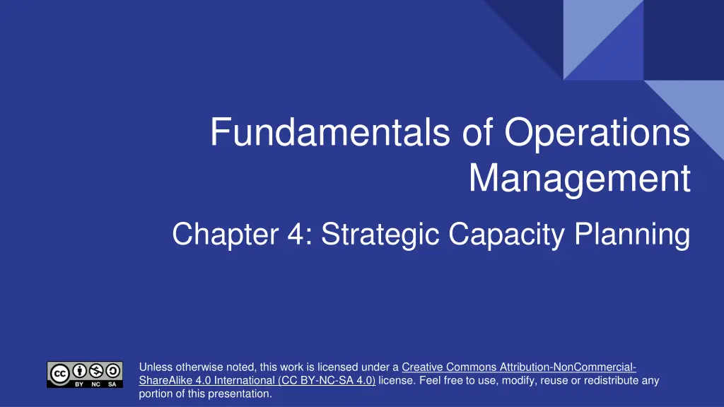 fundamentals of operations