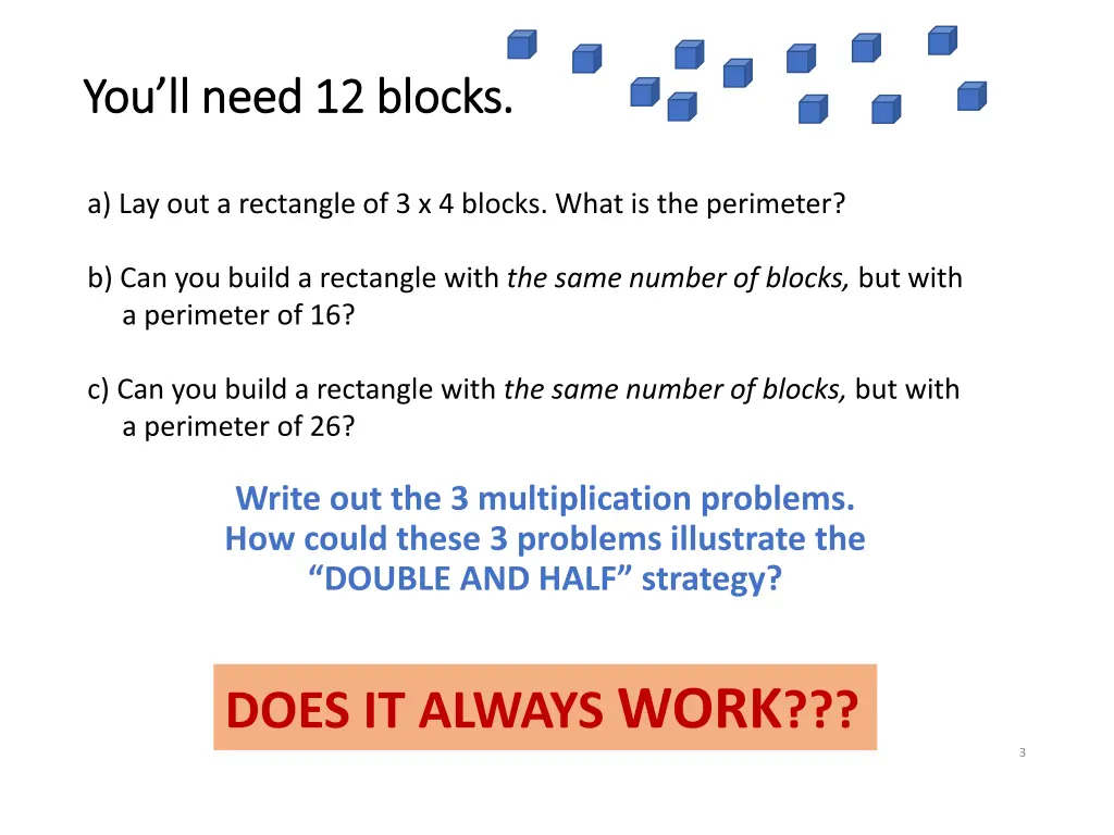 you ll need 12 blocks you ll need 12 blocks
