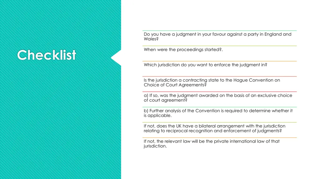 do you have a judgment in your favour against