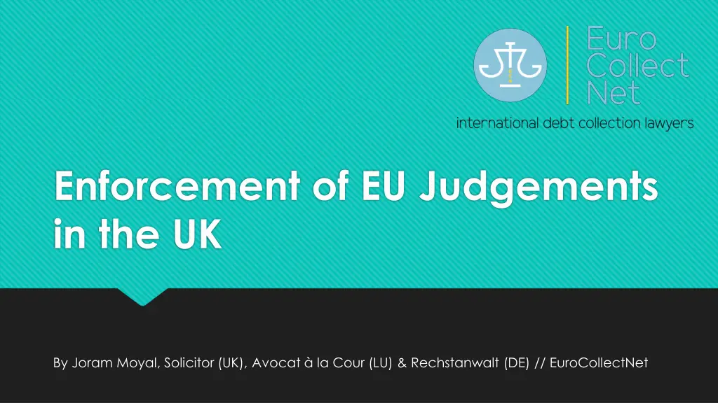 enforcement of eu judgements in the uk