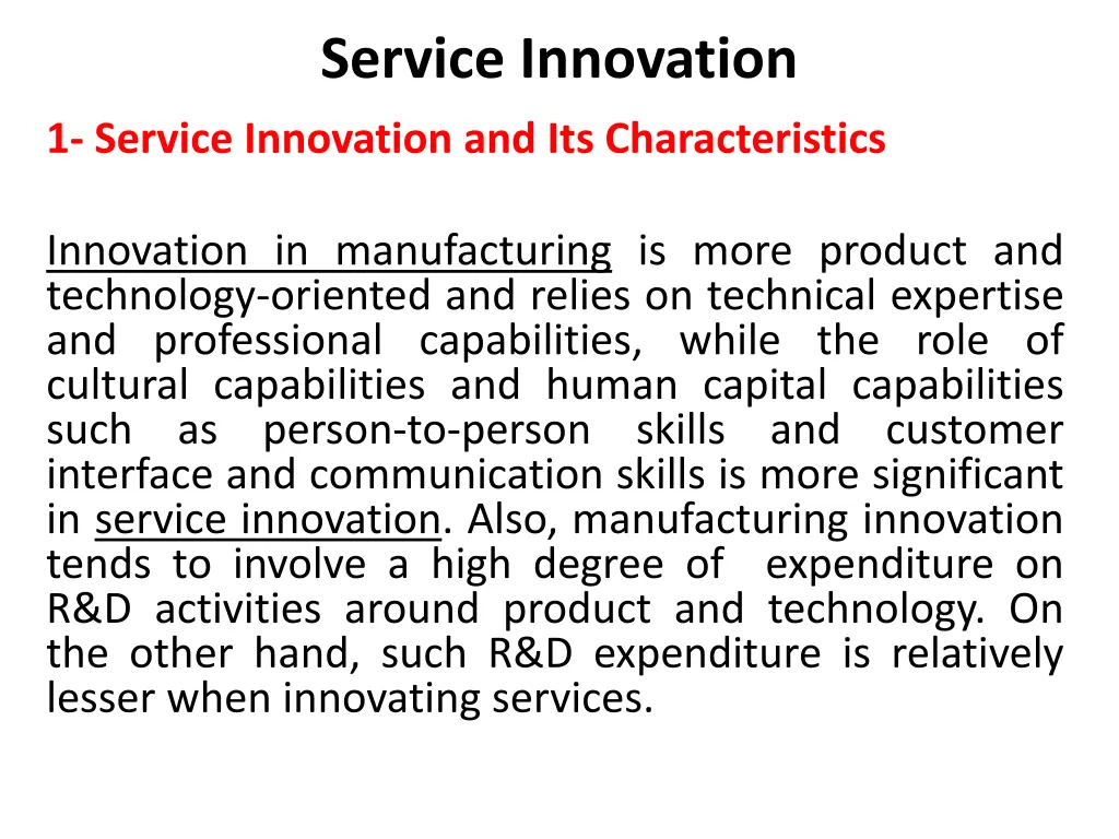 service innovation 11