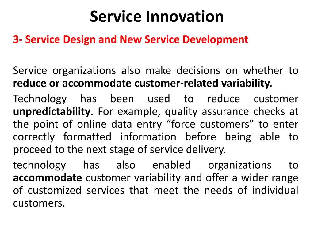 service innovation 25
