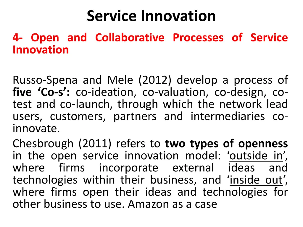 service innovation 27